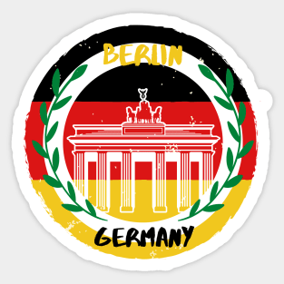 Berlin Germany Brandenburg Gate Sticker